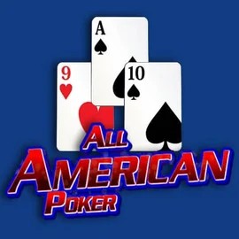 All American Poker logo by RTG (Reel Time Gaming) at Blitzbet Casino
