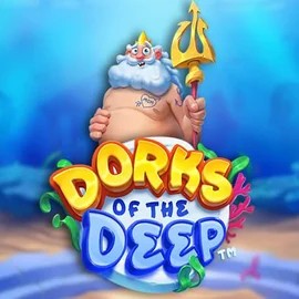 Dorks of the Deep slot logo by Hacksaw Gaming at Blitzbet Casino